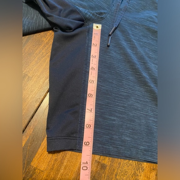 Lululemon Mens T.H.E. Linerless Training Performance Shorts Size M Navy Gym Run - Picture 7 of 8